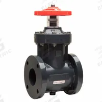 ASAHI Gate Valve: 14 in, PVC, Non-Rising, Class 150 Flange, 75 psi CWP, Wheel (MPN 1251140). Key specifications — Brand: ASAHI; Bonnet Material: PVC; Wedge Material: Polypropylene.
