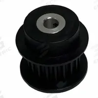 DAYTON Timing Pulley: Modified Curvilinear, Fixed, For GT Timing Belt Section, For 9 mm Belt Wd (MPN 19-3P09MDFA4). Key specifications — Brand: DAYTON; Finish: Plain; For Belt Series: Powerhouse®.