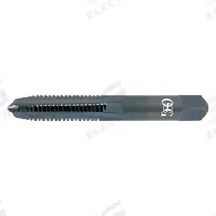 OSG Straight Flute Tap: 3/4"-10 UNC, H3 / 2B-3B, 4 Flute, Plug Chamfer, TiN Coated High Speed Steel (MPN 1124905)