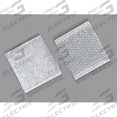 APPROVED VENDOR Hook-and-Loop Fastener: Square, 1 in Overall Wd, 1 in Overall Lg, Hook-and-Loop - Pre-Cut Squares