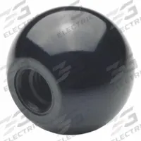 JW WINCO Ball Knobs: Ball, Plastic, M6 Thread, 9 mm Thread Lg, 25 mm Dia (MPN 319-KU-25-M6-C). Key specifications — Brand: JW WINCO.