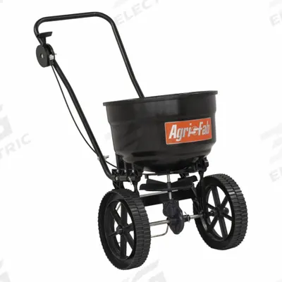 AGRI-FAB Manual Walk-Behind Spreader: Landscape, Lawn and Agriculture, 50 lb Capacity - Salt & Ice Melt Spreaders