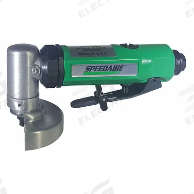 SPEEDAIRE Air Angle Grinder: 2 1/2 in Wheel Dia, 0.4 hp Horsepower - Standard Reach Air-Powered Angle Grinders
