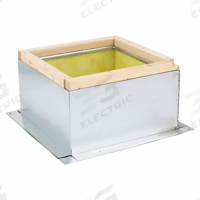 Dayton Roof Curb: Fixed Nonventilated Curbs, Square Curb, 50 x 50 in Inside Dim - Roof Curbs