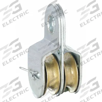 APPROVED VENDOR Pulley: Fixed, 2 Sheaves, For 3/8 in Rope Dia - Max - Fixed Pulleys