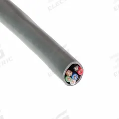 CAROL Power Limited and Communication Cable: 1,000 ft Cable Lg, 7 Strands, 18 AWG, Riser, S-R PVC (MPN E1036S.41.10). Key specifications — Application: Communications; Fire Rating: Riser; Insulation Material: S-R PVC; Jacket Material: PVC; Manufacturer Part Number: E1036S.41.10; Product Type: Unrated Communication Cable; Brand: CAROL; Conductor Gauge: 18 AWG.