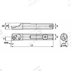 WIDIA Indexable Boring Bar: QSMI37545R (MPN 2825464). Key specifications — attr257292: QSMI37545R.
