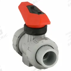 GF PIPING SYSTEMS Manual Two-Way Ball Valve: 3/4 in, CPVC, Straight, 16 bar Max. Pressure (CWP), Tee (MPN 163546343). Key specifications — Brand: GF PIPING SYSTEMS; Handle: Tee.