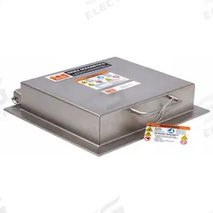 ERIEZ Plate Magnet: Plate Magnet, Ceramic, 70 oz Max Magnetic Pull Strength, 9 1/8 in Overall Lg (MPN 135713P). Key specifications — Primary Magnet Material: Ceramic; Frame Material: Stainless Steel; Brand: ERIEZ.