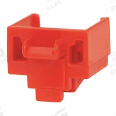 PANDUIT Modular Jack Blockout: Blockout Device, Red, RJ45 Jacks, Plastic, PSL-DCJB, 10 PK. Key specifications — Color: Red; For Use With: RJ45 Jacks; Material: Plastic; Product Type: Blockout Device; Brand: PANDUIT.
