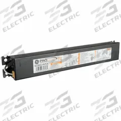 GE LAMPS Fluorescent Ballast: 120 to 277V AC, 1/2 Lamps Supported, 60 W_75 W_85 W Bulb Watt (MPN GE296H0-MVPS-N). Key specifications — Lamp Types Supported: (2) F48T12; Brand: GE LAMPS; Number of Lamps Supported: 1.