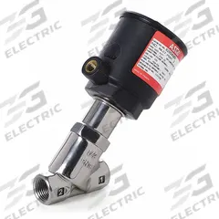 ASCO Angle Body Piston Valve: 2-Way, Normally Closed, 1 in Pipe Size, Bronze Body, PTFE Seal (MPN 8290A386). Key specifications — Brand: ASCO; Nominal Pipe Size: 1 in; Operating Environment: Outdoor.