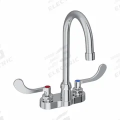 ELKAY Handle-Operated Faucet: Elkay®, Brass, Centerset, Deck, 2 Mounting Holes, 1.5 gpm Flow Rate (MPN LK406GN05T4). Key specifications — Series: Elkay®; Brand: ELKAY.