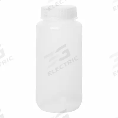 APPROVED VENDOR Reagent Bottle: Polypropylene, 500 mL, 16 fl oz, Closure Included - Polypropylene Wide Mouth Round Lab Bottles