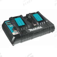 MAKITA Battery Charger: Multi-Port Charging, For 18V DC, 6 Ah Charged in 1-Hour, 120V AC, Maktrak (MPN DC18RD). Key specifications — attr1255775: Rapid; attr1255810: 18V DC; attr1255811: (1) 18V; attr1255812: 120V AC.