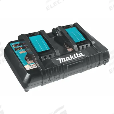 MAKITA Battery Charger: Multi-Port Charging, For 18V DC, 6 Ah Charged in 1-Hour - Makita Battery Chargers