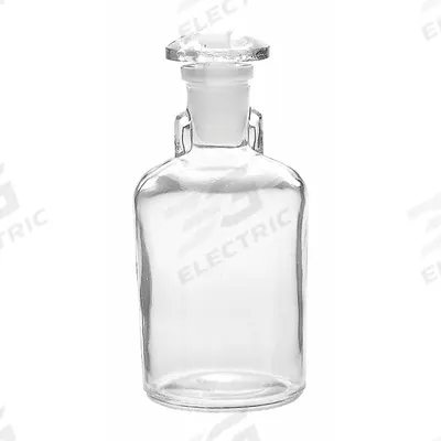 WHEATON Dropper Bottle: Round, 100 mL, 100 mL, Soda Lime Glass, Colorless - Clear Glass Lab Dropper Bottles