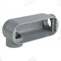 Conduit Outlet Body: Aluminum, 3 in Trade Size, LR Body, 173 cu in Body Capacity, Threaded Hub (MPN OLR-8). Key specifications — Finish: Powder Coated; Includes: Set Screw Hubs; For Use With: RMC; Brand: HUBBELL KILLARK; Hub Style: Threaded; Mfr. Series: O.