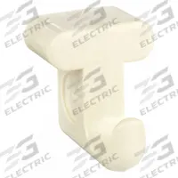 MONROE PMP Hook: 4 lb Wt Capacity, 1 Hooks per Base, Ivory, 1 Points per Hook, 1 23/32 in Overall Ht (MPN 4HDZ5). Key specifications — Color: Ivory; Brand: MONROE PMP.