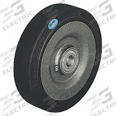 APPROVED VENDOR Caster Wheel: 6 5/16 in Wheel Dia., 2 in Wheel Wd, Rubber, 990 lb Load Rating, Steel (MPN SE 160/20K-BB0.5). Key specifications — Wheel Core Material: Steel; Wheel/Tread Color: Gray; Brand: APPROVED VENDOR.