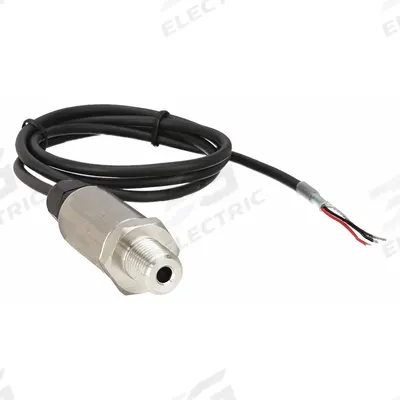 Dwyer Pressure Transmitter: 0 psi to 200 psi, 4 to 20mA DC, Cable, 1/4 in Male NPT - Pressure Transmitters with Cable & Wire Leads
