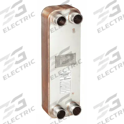 BELL & GOSSETT Heat Exchanger: 1,100,000 BtuH Water / 190,875 BtuH Oil, 225 gpm, 29.76 sq ft - Brazed Plate Heat Exchangers