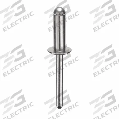 APPROVED VENDOR Blind Rivet,2 2/25 in L,1/4 in dia,PK100: Inch, 2 5/64 in Overall Lg, 3/4 in Body Lg - Domed-Head Blind Rivets