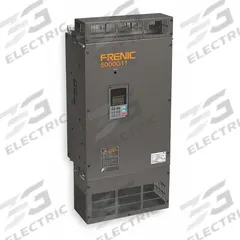 FUJI ELECTRIC Variable Frequency Drive: In Phase Three, Out Phase Three, 60 hp, No Bypass, Manual (MPN FRN0180G2S-2GU). Key specifications — Style: Compact/Heat Sink; Color: Black/Blue/Gray; Output Phase: Three.