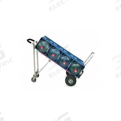 MAGLINER Convertible Hand Truck: 500 lb, Dual-Handle, Silver, Aluminum, Pneumatic - 3-Position Convertible Hand Trucks