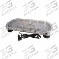 RAILHEAD GEAR Light Bar: Mini Light Bar Vehicle Light Bar Size, LED, SAE J845 Class 1, Removable (MPN RH-524XL). Key specifications — Electrical Connection: Plug; Brand: RAILHEAD GEAR; Number of Flash Patterns: 8; Mount Type: Magnetic; Light SAE Class Rating: SAE Class 1.