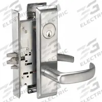 ASSA ABLOY ACCENTRA Door Lockset: Storeroom Lever Locksets, Chrome, ADA Compliant, LFIC (MPN PBCN8805FL x 626). Key specifications — Ligature Resistance: Not Ligature-Resistant; Brand: ASSA ABLOY ACCENTRA; Lockset Function ANSI Code: F07; Visual Indicator Message: No Message; Lockset Style: Pacific Beach; ADA Compliant: Yes; Finish: Satin Chromium-Plated.