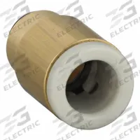 SMC Push-Fit Adapter Fitting: 6 mm OD x 5 mm Pipe Size, Push-to-Connect x Metric, Brass, White (MPN KQ2S06-M5A). Key specifications — Brand: SMC; Thread Size A: M5x.08.