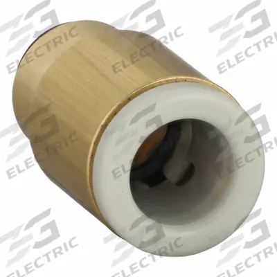 SMC Push-Fit Adapter Fitting: 6 mm OD x 5 mm Pipe Size, Push-to-Connect x Metric - Polybutylene & Brass Tube Fittings