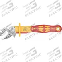 WERA VDE Spanner Wrench: Natural, 190 mm Overall Lg, 5/8 in Jaw Capacity, Insulated Grip (MPN 05020152001). Key specifications — attr309359: Natural; attr324924: WERA.