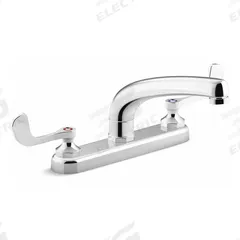 KOHLER Straight Kitchen Faucet: Triton Bowe™, Brass, Widespread, Deck, 3 Mounting Holes, Chrome (MPN K-810T20-5AFA-CP). Key specifications — Series: Triton Bowe™; Brand: KOHLER.