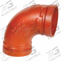 GRUVLOK Metal Pipe Elbow: 90° Elbow, 1 in x 1 in, Grooved x Grooved (MPN 0390116481). Key specifications — Brand: GRUVLOK.