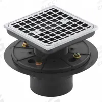 KOHLER Shower Drain: 6 1/2 in Overall Dia, 4 5/8 in Grate Size, 3 in Nominal Pipe Size, Threaded (MPN K-9136-CP). Key specifications — Color: Silver; Connection Type: Threaded; Brand: KOHLER.