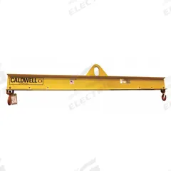 CALDWELL Lifting Beam: Lifting Beam, 1,000 lb Working Load Limit, Adj, 96 in Overall Lg, Steel (MPN 20-1/2-8). Key specifications — Brand: CALDWELL.