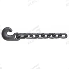 PEERLESS Straight Chain: 5/8 in Trade Size, 80 Chain Grade, Alloy Steel, Grab Hook, 18 in Overall Lg (MPN 574481018). Key specifications — Brand: PEERLESS; Hook Type Included: Grab Hook.