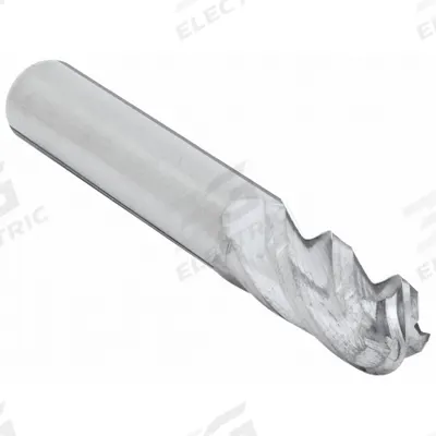 APPROVED VENDOR Ball End Mill: Carbide, 4 Flute, 4 mm Mill Dia, 14 mm LOC, 51 mm OAL (MPN 223-001440) - General Purpose Carbide Ball End Mills