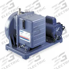 DUOSEAL Vacuum Pump: 2.25 hp, 1 Phase, 115/230V AC, 5.6 cfm Free Air Displacement, 1402B-01. Key specifications — attr51477: 1402B-01; attr51480: DUOSEAL; attr51504: NPT; attr51550: 115/230V AC; attr51554: NW; attr51559: 1.