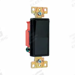 PASS & SEYMOUR Wall Switch: Rocker Switch, Single Pole, Maintained, Black, 120/277V AC, 20 A (MPN 2621BK). Key specifications — Brand: PASS & SEYMOUR; Illuminated: No; Voltage Rating: 120/277V AC.