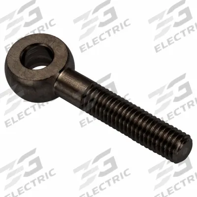 AMPG Fixed Rod End: Steel, Black Oxide, 40 mm Hole Center-to-End Lg, Left Hand - Steel Male Threaded Fixed Rod Ends