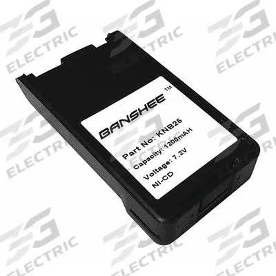 BANSHEE Radio Battery: Fits Kenwood, 2,000 mAh, Nickel Cadmium - Kenwood-Compatible Batteries