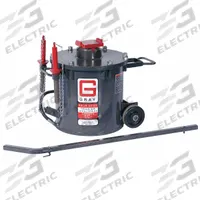 GRAY Truck Jack: Steel, Pneumatic, Air, 15 ton Load Capacity, 17 5/8 in Min Lift, 52 1/4 in Max Lift (MPN TAJS-3000). Key specifications — Brand: GRAY; Lifting Actuator: Pneumatic; Body Material: Steel.