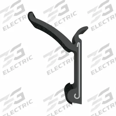 FAIRCHILD Edge Trim: Side Flap, 8 ft Overall Lg - Automotive Beltline Weatherstrip Seals