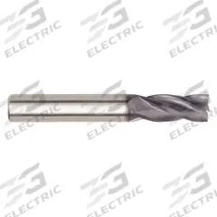 WIDIA HANITA Square End Mill: Carbide, TiAlN Coated, 4 Flute, 1/2" Mill Dia, 2" LOC, 4" OAL (MPN I4S0500W200L)