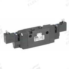 PARKER Solenoid Air Control Valve: B3, Four-Way / Two-Position, Double Solenoid, 24V DC, Non-Locking (MPN B320BB549C). Key specifications — attr1084839: DIN Solenoid Connector; attr1093196: Solenoid Coil Included; attr1084853: Internal Pilot; attr1084865: Non-Locking; attr1084872: Solenoid Air Control Valve; attr1084885: Double Solenoid; attr1084828: B320BB549C; attr1084832: PARKER.