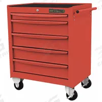WESTWARD Rolling Tool Cabinet: Red / Red Drawer, 28 11/16 in W x 18 1/8 in D x 33 7/8 in H (MPN 48RJ74). Key specifications — Brand: WESTWARD.