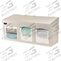 BOWMAN DISPENSERS Surgical Face Mask Dispenser: 26 1/2 in Overall Wd, 10 5/8 in Overall Dp, Plastic (MPN FM001-0212). Key specifications — Material: Plastic; Color: Brown; Brand: BOWMAN DISPENSERS; Product Type: Surgical Face Mask Dispenser; Compatible Dispensing Product: Face Masks.
